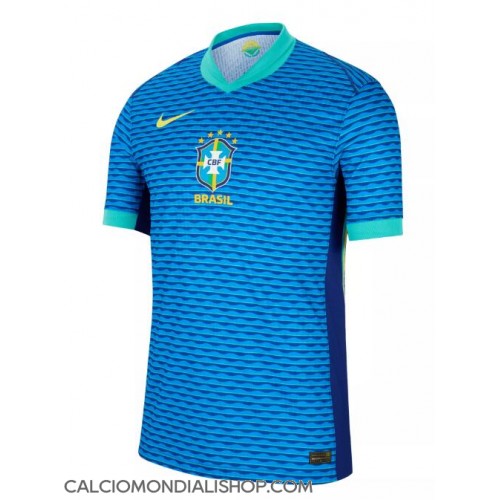 Maglie da calcio Brasile Seconda Maglia Femminile Copa America 2024 Manica Corta